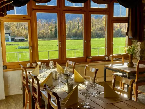 Hotel Alpenrose beim Ballenberg Mahlzeiten Photos