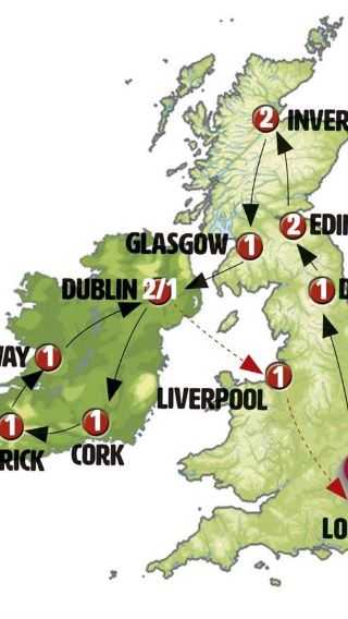 18D17N • Extensive United Kingdom and Ireland