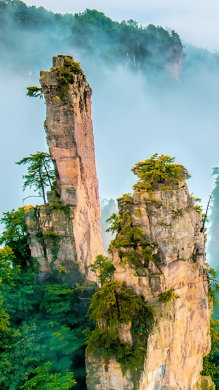 4D3N • Essential Zhangjiajie - Avatar Mountains + Tianmen Mountain + Grand Canyon Glass Bridge: for late arrivals and early departures with airport and HSR transfers plus drone footage and eSIM