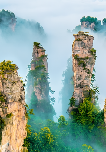 2D1N • Essential Zhangjiajie: Avatar Mountains + Tianmen Mountain + Grand Canyon Glass Bridge - Perfect for time-tight travelers, with free drone footage & eSIM
