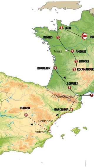 11D10N • Normandy, all of France and Barcelona