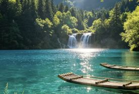 3D2N · Group Tours · English-Speaking Guide & High-Speed Rail Round-Trip & Park Admission and Shuttle Bus Included: Jiuzhaigou + Songpan + Panda Base · Travel in an 8-person small group with all entrance fees and sightseeing bus included. Explore vibrant markets, enjoy old town artisan coffee, and ride in a premium comfort vehicle.