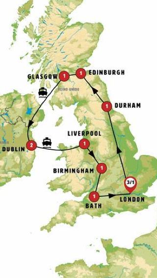 13D12N • Scotland, Ireland, and Southern England with London