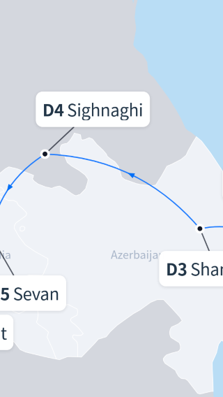 8D7N • Journey Through Ancient Lands of Three Nations: Azerbaijan + Georgia + Armenia: Baku, Sheki, Signagi, Tbilisi, Yerevan, Kazbegi