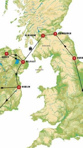 13D12N • Great British and Irish Route from North to South, Ending in Dublin