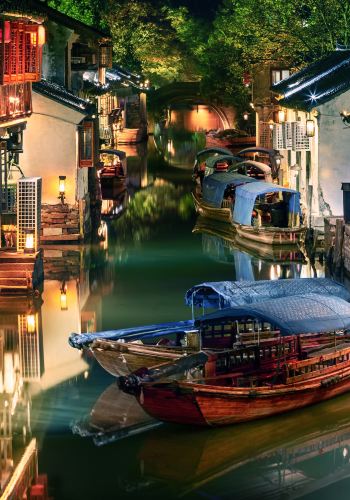 6D5N • Wuzhen Exclusive Tour & No-shopping Stops & 4-Star Selected Hotels & 4 Meals with Afternoon Tea: Shanghai + Hangzhou + Suzhou