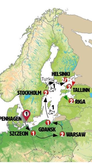 12D11N • Nordic Gems and Poland End Helsinki