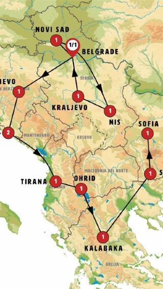 14D13N • Jewels of Serbia and the Balkans