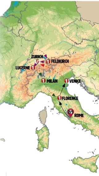 7D6N • Classical Italy and Switzerland GO