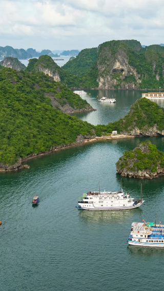 2D1N • Exploring the world natural heritage Halong Bay, staying on a luxury cruise