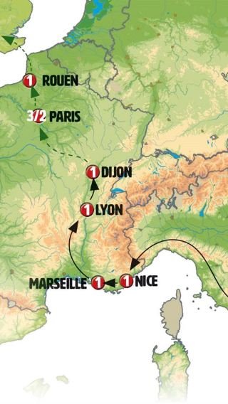 8D7N • From Italy to France