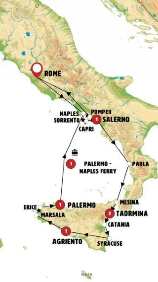 8D7N • Sicily and Southern Italy