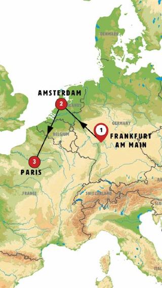 7D6N • From Frankfurt to Paris