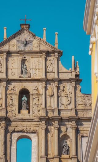 4D3N • Macau · Click on custom itinerary · Ruins of Saint Paul's - Monte Fort - Hac Sa Beach - The Venetian Macao 