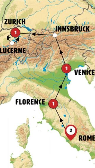 7D6N • Classical Italy and Switzerland