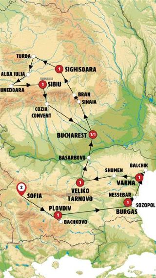 11D10N • Bulgaria and Romania: Legendary Monasteries and Castles