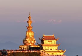 2-day 1-night · Group Tours · Chengdu Research Base of Giant Panda Breeding + Leshan Giant Buddha + Mount Emei · Explore the pandas, Leshan Giant Buddha, and Mt. Emei over two days. Enjoy an evening food tour in Mt. Emei and watch the Emeishan Kung Fu Show from VIP seats. Dine at hand-picked restaurants and stay in a carefully selected hotel. An English-speaking guide and a well-maintained tour vehicle are provided for the entire trip.