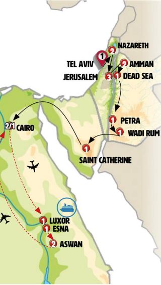 20D19N • Legend of Israel, Jordan and Egypt