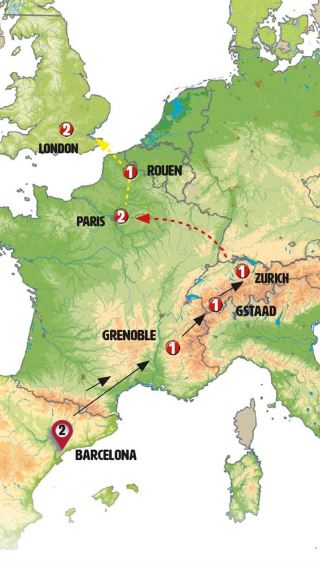 6D5N • Barcelona to Zurich