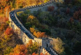 2D1N · Group Tours · Beijing autumn small-group tour · Lock in Hilton Garden Inn, an international brand within the 2nd Ring Road · approximately 320 sq. ft. · pickup and drop-off available within the 5th Ring Road · Guaranteed Forbidden City admission ticket | Free Tian'anmen Rostrum or museum visit included. Choose either Mutianyu or Badaling Great Wall. Includes 3 specialty meals