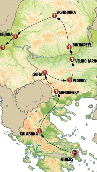 12D11N • From Athens to Belgrade