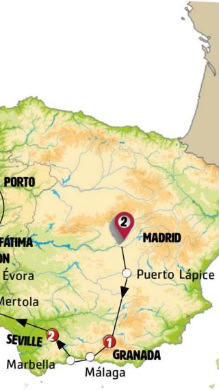 12D11N • Andalusia and Portugal completely Madrid