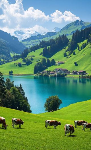 6D5N • France + Switzerland + Italy : In-depth guided tour of the Louvre & Palace of Versailles+Seine River Cruise+Jungfrau First+Lungern Town