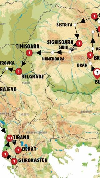 17D16N • From Bucharest to Tirana