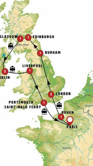 11D10N • United Kingdom and Brittany with Rouen