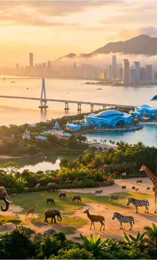 8D7N • Discover Two Chimelong Parks in Guangdong. Explore Bay Area tech & crafts. Explore 'Nanling Wildlife Kingdom' at Shenzhen Science Museum to discover the unique ecosystem of Lingnan.