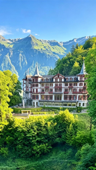 5D4N • France + Switzerland "Crash Landing on You Filming Locations" In-depth Switzerland "6-15 Person Leisure Small Group" Jungfrau Mountain Stream & Lakeside Tour + Scenic Hotel + Bach Music Academy Real-life Hotel