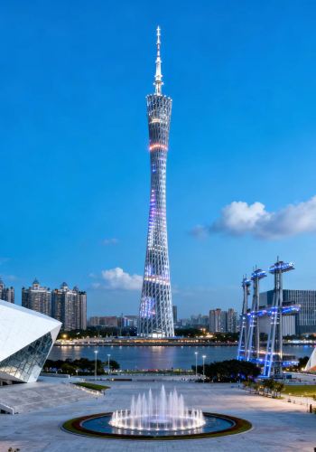 2日1晚 • 廣州-珠江夜遊-廣州塔 西關風情荔枝灣湧遊船  非遺騎樓永慶坊  西關美食 建築明珠陳家祠遊珠江夜遊  打卡廣州塔 粵語司機
