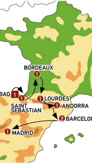 9D8N • Basque Country, Andorra and Barcelona with Lourdes