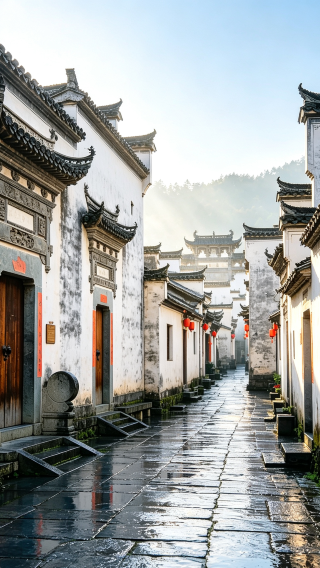 4D3N • Stay on peaks for sunrise, wander villages for ink-wash scenery : Huangshan Scenic Area + Hongcun Village + Xidi