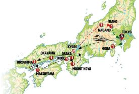 11D10N · Group Tours · Japan´s Landscapes end Kyoto · 