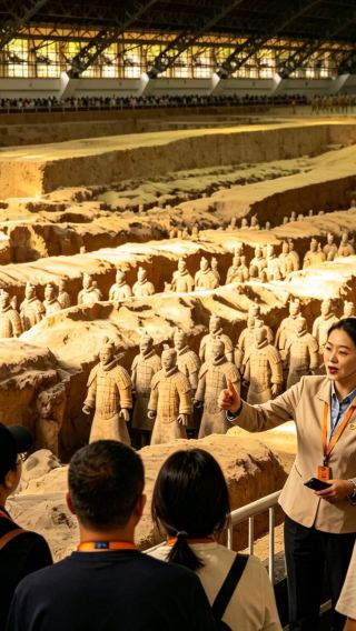 4D3N • Xi'an + Mount Hua + Emperor Qinshihuang's Mausoleum Site Museum + Xi'an City Wall + Huashan Mountain