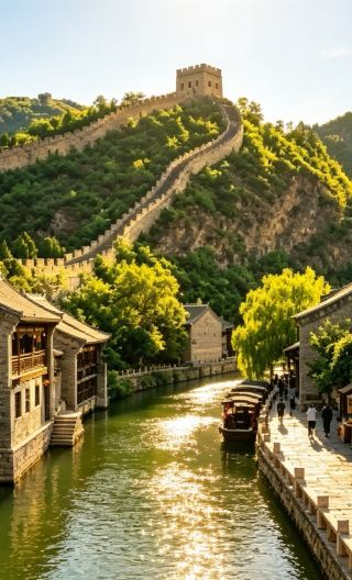 2D1N • Gubei Water Town + Great Wall at Sunset + Old Courtyards + Canal Night Cruise + Simatai Hiking + Private Car and Round-trip Transfer Included