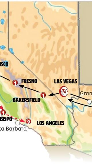 8D7N • Great Cities of the West, Ending in San Francisco