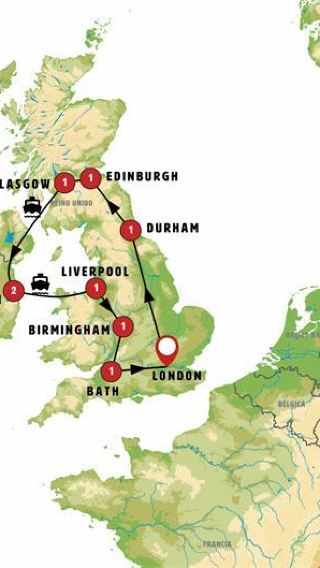 9D8N • Scotland, Ireland, and Southern England
