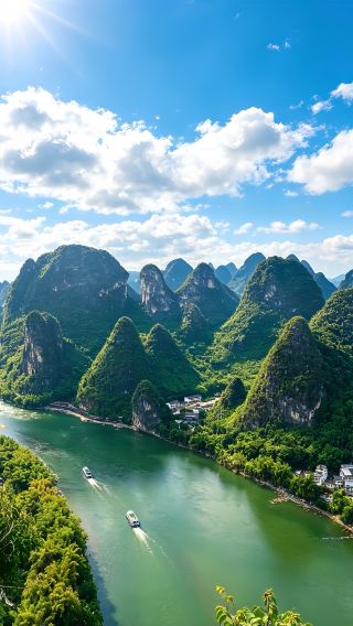 5D4N • Guilin Yangshuo & Li River tour: Gratuities Included, 4-star Li River cruise + Yulong River bamboo rafting + panoramic Li River views at Xianggong Mountain & Budget-friendly: Friday–Saturday