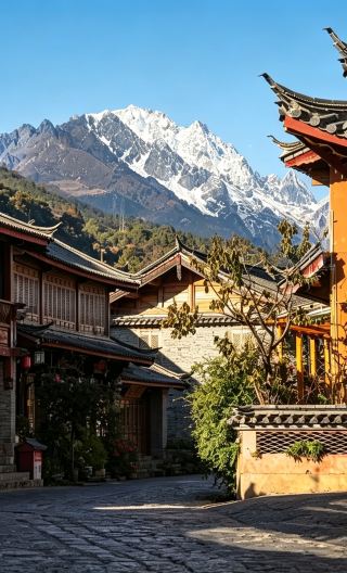 5D4N • Lijiang + Dali: Lijiang Ancient Town + Dali Ancient Town + Erhai Lake + S-Bend + Xizhou Ancient Town + tie-dye + Jade Dragon Snow Mountain Glacier Park Cableway
