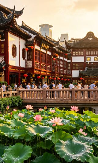 2D1N • Shanghai classic highlights shared day tour: Yu Garden + City God Temple + Former French Concession + Nanjing Road + The Bund with hotpot lunch
