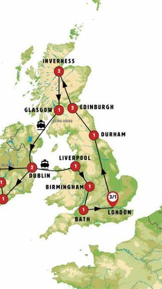 20D19N • London, the Highlands, Ireland, and Southern England