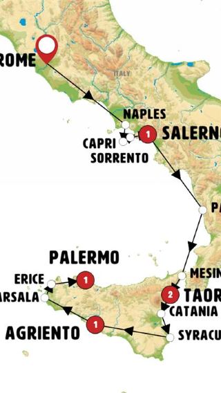 6D5N • Sicily and Southern Italy Ending in Palermo