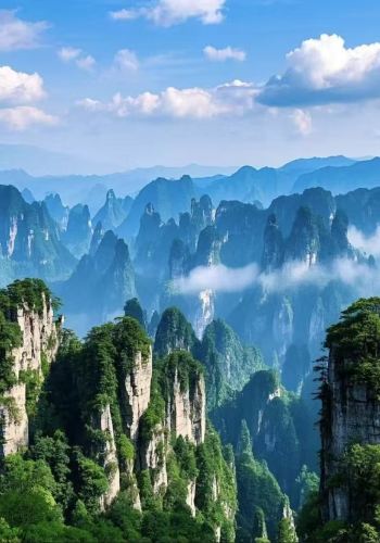 5D4N • Zhangjiajie & Fenghuang: Avatar Mountains + Tianmen Mountain + Grand Canyon Glass Bridge + Miao Costume Experience