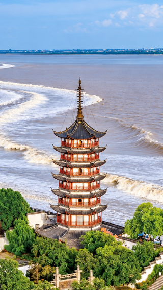 6日5晚 • 華東 賞天下奇觀錢塘江潮 潮樂之城 錢塘江觀潮「無自費」蘇州「獅子林 寒山寺 山塘街」 杭州「西湖 靈山景區」 外灘  5晚5鑽酒店