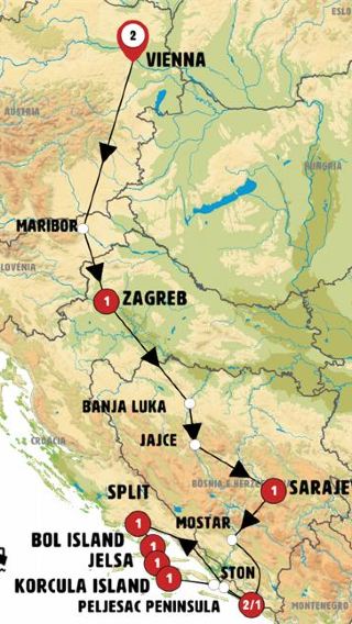 12D11N • Vienna and Croatia with Islands