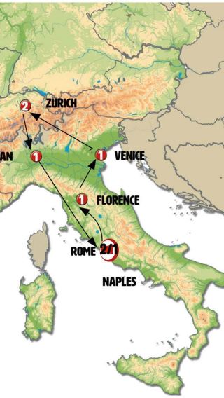 9D8N • Italy and Switzerland
