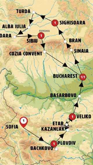 8D7N • The Bulgarian Triangle and Romania’s Hidden Gems