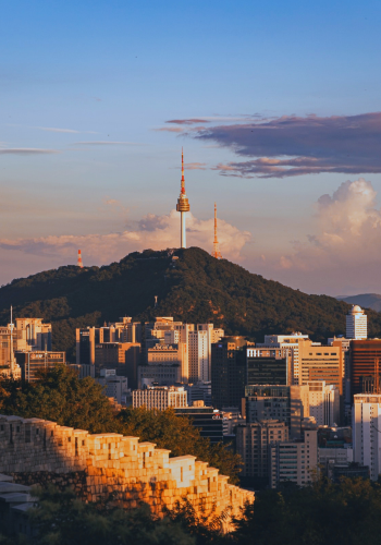 3D2N • South Korea + Seoul: Wear Hanbok at Gyeongbokgung Palace, stroll Ikseon-dong Hanok village, visit N Seoul Tower via Namsan cable car, explore Myeong-dong's trendy fashion hub.